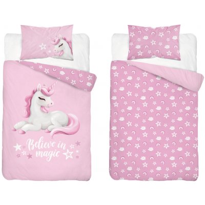 Detexpol povlečení do postýlky růžová 100 x 135 cm 40 x 60 cm – Zboží Mobilmania