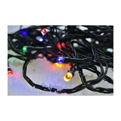 Solight LED venkovní vánoční řetěz, 500 LED, 50m, přívod 5m, 8 funkcí, časovač, IP44, vícebarevný (1V05-M-1)