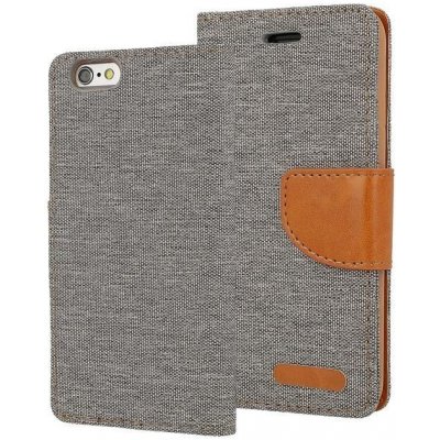 Pouzdro FANCY Diary Samsung G935 Galaxy S7 Edge barva šedá CANVAS – Zboží Mobilmania