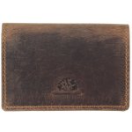 Greenburry kožené pouzdro na karty 1684 25 hnědé – Zboží Mobilmania