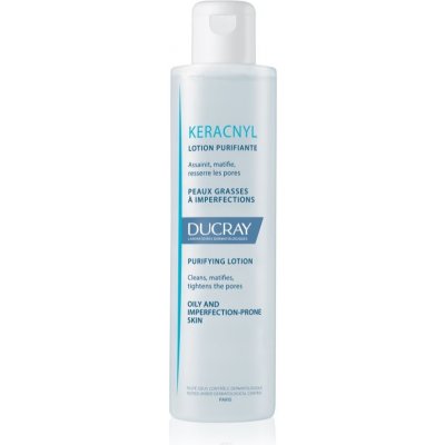 Ducray Keracnyl čistící pleťová voda pro mastnou pleť (Purifying Lotion For Oily And Imperfection Prone Skin) 200 ml