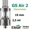 Atomizér, clearomizér a cartomizér do e-cigarety iSmoka-Eleaf GS Air 2 Clearomizér / 19mm stříbrný 2,5ml