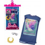 Mattel Barbie obleček s doplňky Jurský svět GRD47 – Zboží Mobilmania