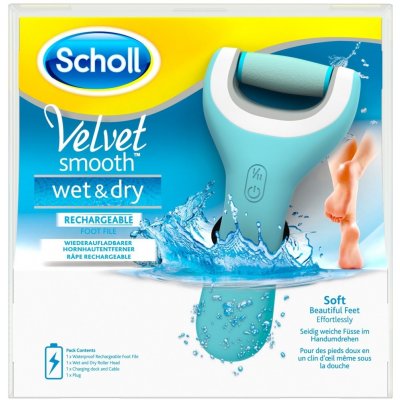 Scholl Velvet Smooth Wet Dry šedý/modrý
