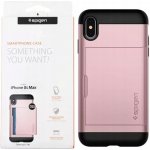 Pouzdro Spigen Slim Armor CS iPhone Xs Max rose zlaté – Zbozi.Blesk.cz