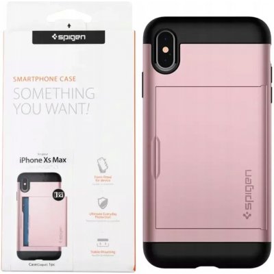 Pouzdro Spigen Slim Armor CS iPhone Xs Max rose zlaté – Zbozi.Blesk.cz