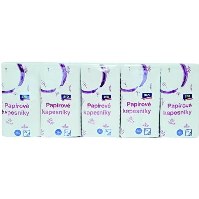 Aro Kapesníky 3 vrstvé 15 ks – Zboží Dáma