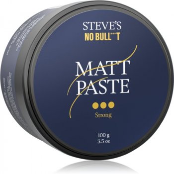 Steve's NO BULL***T Company Matující pasta na vlasy silná 100 g