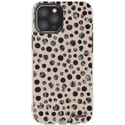 Picasee silikonový průhledný obal pro Apple iPhone 12 Pro Max - Dots – Zboží Mobilmania