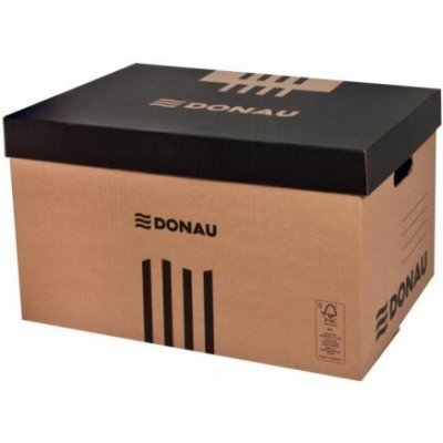 Donau Archivní krabice hnědá 545×363×317 mm – Zboží Živě