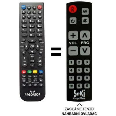 Dálkový ovladač Senior TESLA television SF10, SF20 CHASSIS TWIST – Zboží Živě