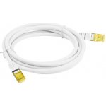 Lanberg PCF6A-10CU-0025-W Patch S/FTP Kat. 6a RJ45 vidlice z obou stran lanko Cu – Zboží Živě