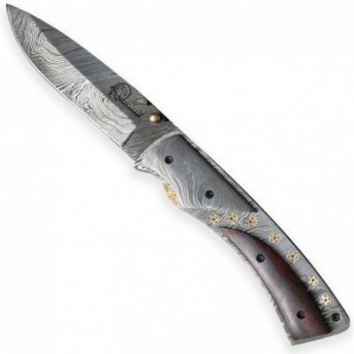 Dellinger Damask Star Lovecký zavírací damaškový nůž
