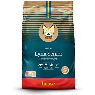 Husse Lynx Senior Granulované krmivo pro starší kočky 7 kg