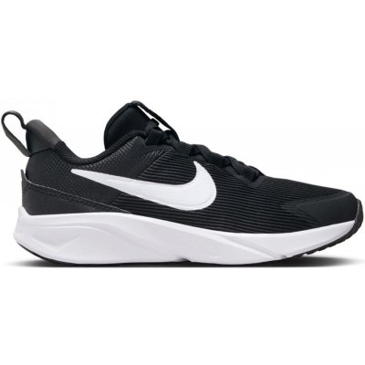 Nike Star Runner 4 Little Kids' Shoes Black/White – Zboží Dáma