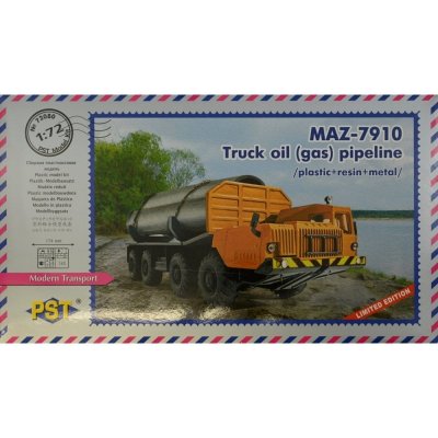 PST MAZ-7910 Truck oil gas pipeline 72080 1:72
