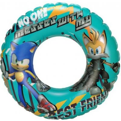 GIM Nafukovací kruh SONIC modrý 51 cm – Zboží Mobilmania