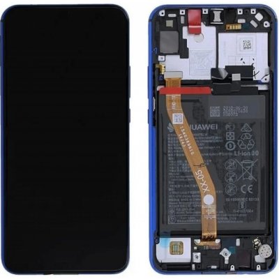 LCD Displej + Dotykové sklo + Rám + Baterie Huawei P Smart Z