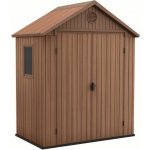 Keter Darwin zahradní domek 4 x 6 hnědý s podlahou – Zboží Dáma