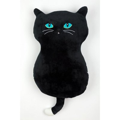 Svitap Polštář mikrospandex Kočka černá 50x30 – Zboží Mobilmania
