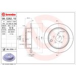 Brzdový kotouč BREMBO 08.C252.11 – Hledejceny.cz