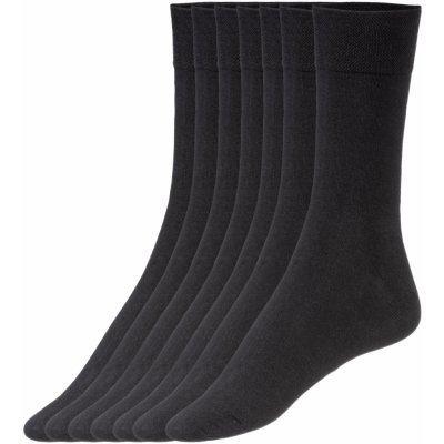 Livergy pánské ponožky s BIO bavlnou 7 párů černá – Zboží Mobilmania