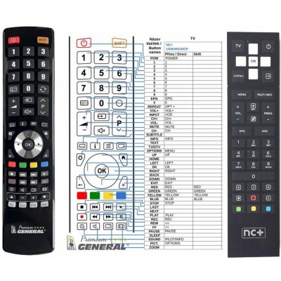Dálkový ovladač General NC plus USW4001NCP – Zboží Živě