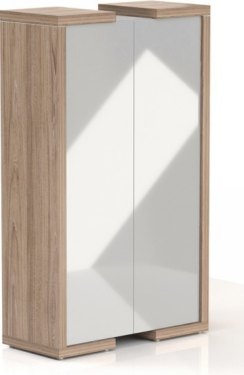 Rauman Vysoká Lineart 111,2 x 50 x 187,6 cm jilm světlý / bílá