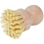 Casa Organica Dřevěný kartáč na hrnce z bukového dřeva a s přírodními agávovými štětinami 1 ks – Zboží Dáma