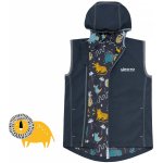 Esito dětská softshellová dvojitá vesta Safari šedá – Hledejceny.cz