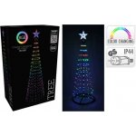 Koopman LED dekorativní vánoční stromeček 154 LED RGB, IP44, pr. 50 x 150 cm – Hledejceny.cz