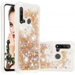 Pouzdro IZMAEL.eu přesýpací třpytky Huawei P20 Lite 2019 zlaté – Zboží Živě