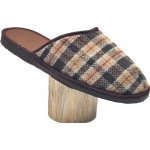 Pegres pantofle 1011 hnědé káro – Zboží Mobilmania