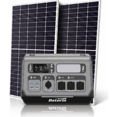BATERIA solární sestava 455 Wp 2048 Wh 2200 W BAT-HESS-2MG-FVE počet solárních panelů 2 – Hledejceny.cz