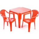 Grand Soleil Sada stoleček a dvě židličky červené
