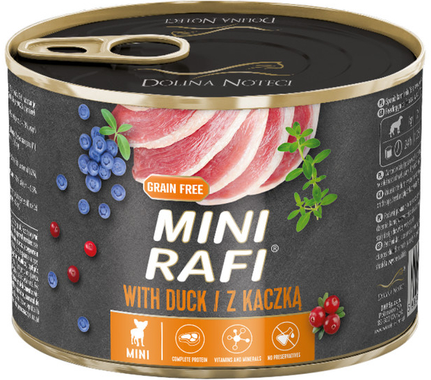 Dolina Noteci Rafi Adult Dog Mini Duck 185 g