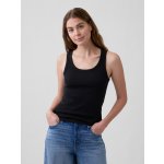 GAP Žebrované tílko s logem Černá – Zboží Dáma