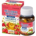 Müllerovi medvídci s vit.C a přích. jahody 45 tablet – Hledejceny.cz