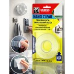 Den Braven Transparentní oboustranná páska Nano clear Debbex 19 x 2 mm x 2,5 m – Zboží Mobilmania