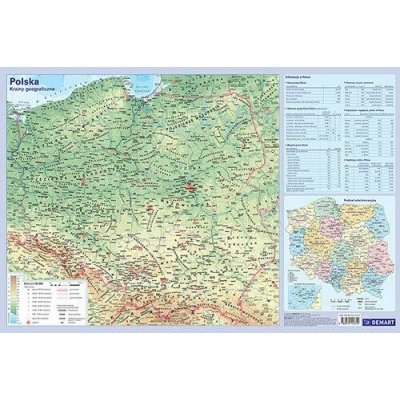 Demart podložka na stůl mapa Polský 55 x 36,5 cm – Sleviste.cz