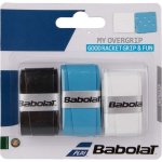 Babolat My Overgrip 3ks Black/Blue/White – Zbozi.Blesk.cz