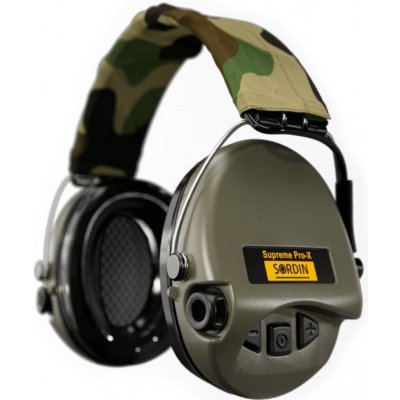 Sordin Supreme Pro-X Green, CAMO pásek – HobbyKompas.cz Sordin Supreme Pro-X Green, CAMO pásek – HobbyKompas.cz