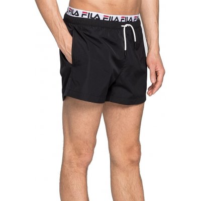 Calvin Klein koupací kraťasy Drawstring KM0KM00440-CBK black Iris