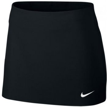 Nike court genie bouchard power spin tennis skirt 830664-010 black