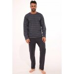 Cornette pánské pyžamo 138/57 bavlna tmavě šedá – Hledejceny.cz