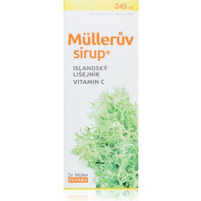Dr. Müller Müllerův sirup s islandským lišejníkem a vitaminem C sirup pro podporu imunity, snížení míry únavy a vyčerpání 245 ml