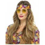 Smiffys.com Brýle Hipís žluté – Zboží Dáma