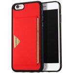 Pouzdro Dux Ducis se slotem na kreditní kartu iPhone 6 / 6S - červené – Zboží Mobilmania