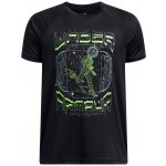 UNDER ARMOUR Chlapecké tréninkové tričko s krátkým rukávem UA B TECH GAME DAY SS BLK Černá – Sleviste.cz