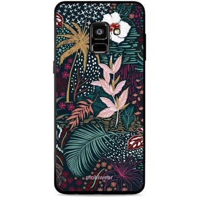 Pouzdro Mobiwear Glossy Samsung Galaxy A8 2018 - G043G - Temná flóra – Zbozi.Blesk.cz